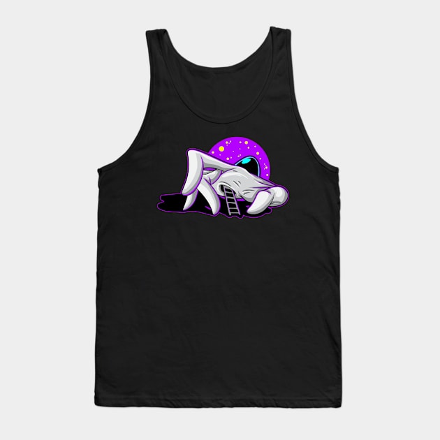 Hand Shaped Ufo Tank Top by Demonforge